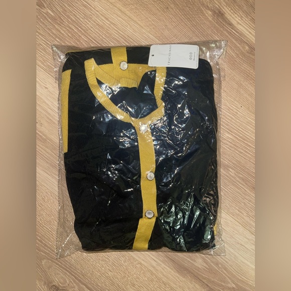 NWT Satine Knit Dress in Black Yellow (in original packaging; see last photos) - Picture 10 of 11
